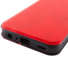 Кожаный чехол-книжка Belora для Samsung Galaxy A37 5G – Красный