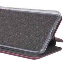 Кожаный чехол-книжка Classy для Samsung Galaxy A37 5G – Бордовый