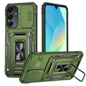 Ударопрочный чехол Camshield Army Ring для Samsung Galaxy A37 5G / A36 5G / A56 5G – Оливковый
