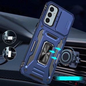 Ударопрочный чехол Camshield Army Ring для Samsung Galaxy A37 5G / A36 5G / A56 5G – Синий