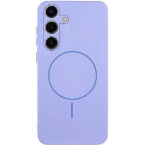 Чехол Silicone Cover Lakshmi Full Camera (AA) with Magnetic Fit для Samsung Galaxy A37 5G – Сиреневый