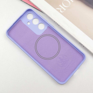 Чехол Silicone Cover Lakshmi Full Camera (AA) with Magnetic Fit для Samsung Galaxy A37 5G – Сиреневый