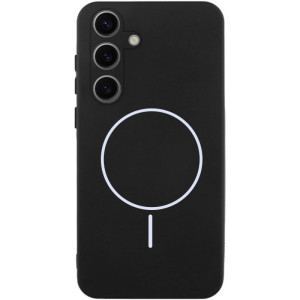 Чехол Silicone Cover Lakshmi Full Camera (AA) with Magnetic Fit для Samsung Galaxy A37 5G – Черный