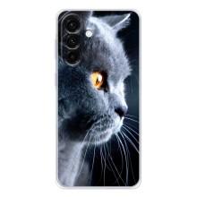 Чехлы с Котиками для Samsung Galaxy A37 (VPrint) (Серый Кот)