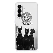 Чехлы VERSACE для Гелекси А37 (PREMIUMPrint) – Доберман Версаче
