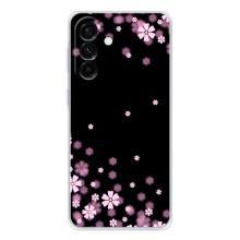 Чохол для Гелексі А37 - з принтом (Дизайнерські) (AlphaPrint) (Квіти маленькі)