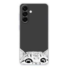 Чехол на Гелекси А37 с Котами (VPrint) (Выглядывает кот)