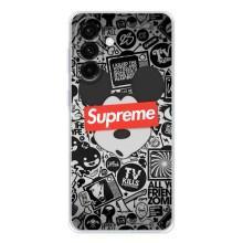 Чехол с Брендами одежды на Галакси А37 – Supreme Маус