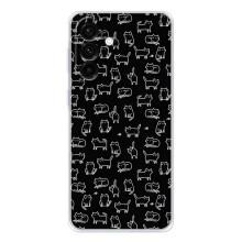 Чехол с принтом для Samsung Galaxy A37 (AlphaPrint) Модные коты (Меленькие котики)