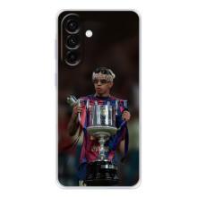 Чехол с футболистом Ламин Ямаль Samsung Galaxy A37 – Ямал с кубком