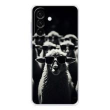 Чехол с принтом стильные животные для Гелекси А37 – Овечка в очках