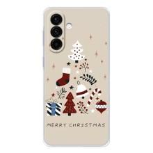 Рождественские, Праздничные Чехлы для Гелекси А37 (Merry Christmas)