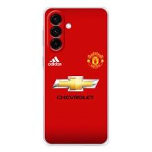 Силіконові Чохли з принтом Футбол на Samsung Galaxy A37 – Man United