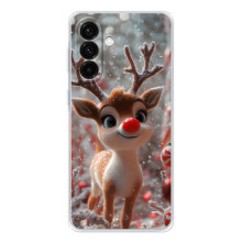 Яркий чехол для Samsung Galaxy A37 с Зимними Оленятами