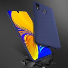 Чохол-бампер карбоновий Lenuo для Samsung Galaxy A40 – Чорний