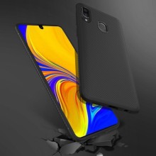 Чохол-бампер карбоновий Lenuo для Samsung Galaxy A40 – Чорний