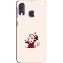 Чехлы Персонажи Аниме Наруто для Samsung Galaxy A40 2019 (A405F) (AlphaPrint)