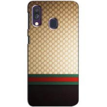 Чехлы Бренд GUCCI для Samsung Galaxy A40 2019 (A405F) – Фон Гуччи