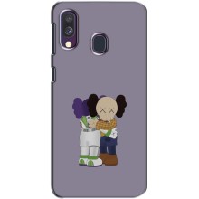 Чохли для Samsung Galaxy A40 2019 (A405F) - Bearbrick Louis Vuitton (PREMIUMPrint) (Дружба Беарбрік)