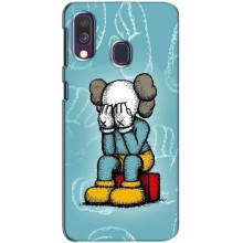 Чехлы для Samsung Galaxy A40 2019 (A405F) - Bearbrick Louis Vuitton (PREMIUMPrint) (Плач Bearbrick)