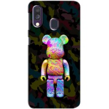 Чехлы для Samsung Galaxy A40 2019 (A405F) - Bearbrick Louis Vuitton (PREMIUMPrint) (Яркий Bearbrick)