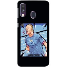 Чехлы с принтом для Samsung Galaxy A40 2019 (A405F) Футболист – гол Эрлинг Холланд