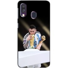 Чехлы Лео Месси Аргентина для Samsung Galaxy A40 2019 (A405F) (Кубок Мира)