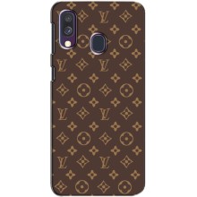 Чохли Луі Вітон для Samsung Galaxy A40 2019 (A405F) (AlphaPrint - LOUIS VUITTON) – фон LOUIS VUITTON