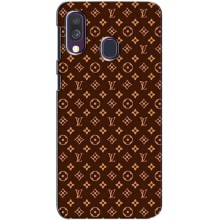 Чехлы Луи Витон для Samsung Galaxy A40 2019 (A405F) (AlphaPrint - LOUIS VUITTON) (лого LOUIS VUITTON)