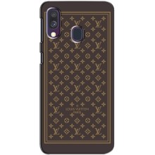 Чехлы Луи Витон для Samsung Galaxy A40 2019 (A405F) (AlphaPrint - LOUIS VUITTON) (обои LV)