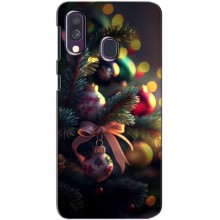 Чехлы на Новый Год Samsung Galaxy A40 2019 (A405F) – Красивая елочка