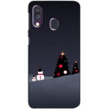 Чехлы на Новый Год Samsung Galaxy A40 2019 (A405F) – Снеговички