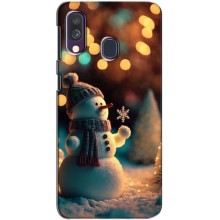 Чехлы на Новый Год Samsung Galaxy A40 2019 (A405F) – Снеговик праздничный