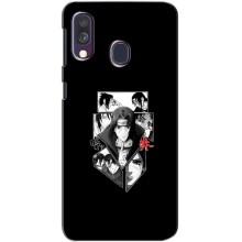 Чехлы на тему: Итачи Учиха для Samsung Galaxy A40 2019 (A405F) (AlphaPrint)