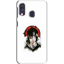 Чехлы на тему: Итачи Учиха для Samsung Galaxy A40 2019 (A405F) (AlphaPrint)