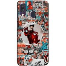 Чехлы с героями Марвел Samsung Galaxy A40 2019 (A405F) (VPrint)