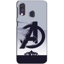 Чехлы с героями Марвел Samsung Galaxy A40 2019 (A405F) (VPrint)