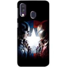 Чехлы с героями Марвел Samsung Galaxy A40 2019 (A405F) (VPrint)