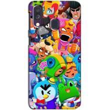 Чехлы Brawl Stars для Samsung Galaxy A40 2019 (A405F) (AlphaPrint)