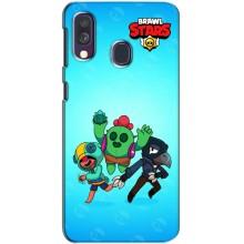 Чехлы Brawl Stars для Samsung Galaxy A40 2019 (A405F) (AlphaPrint)