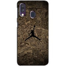 Чохли для Samsung Galaxy A40 2019 (A405F) - з картинкою JORDAN (AlphaPrint) (Logo Jordan)