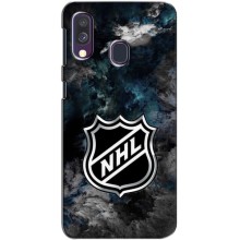 Чехлы с принтом Спортивная тематика для Samsung Galaxy A40 2019 (A405F) – NHL хоккей
