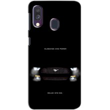 Чохли з тематикою "Круті машини" на Samsung Galaxy A40 2019 (A405F) (Чорний Land Rover)