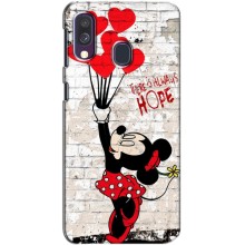 Чехол Disney Mouse Samsung Galaxy A40 2019 (A405F) (PREMIUMPrint) (Heart Minni)