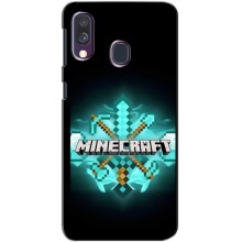 Чехол майнкрафт для Samsung Galaxy A40 2019 (A405F) – MineCraft 2