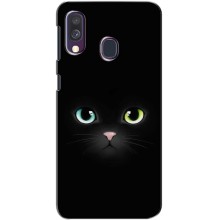 Чохол на тематику: Коти для Samsung Galaxy A40 2019 (A405F) – Чорний Котик