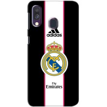 Чехол для Samsung Galaxy A40 2019 (A405F) с принтом (Лого Real Madrid)