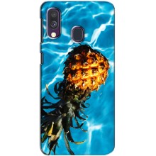 Чохол з зображенням смачної їжі для Samsung Galaxy A40 2019 (A405F) (Ананас)