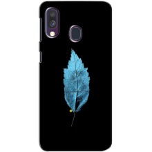 Чехол с картинками на черном фоне для Samsung Galaxy A40 2019 (A405F)