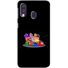 Чехол Амонг Ас для Samsung Galaxy A40 2019 (A405F) (AlphaPrint) (Амонг-ас)